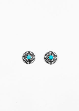 Silver Flower Stud Earring