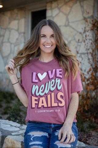 Love Never Fails Tee