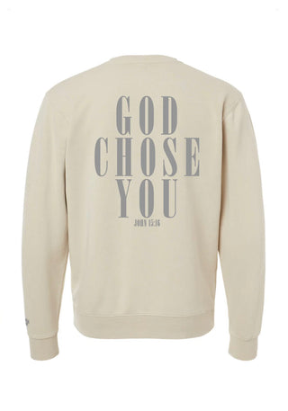 God Chose You/ Ivory Crewneck Sweatshirt