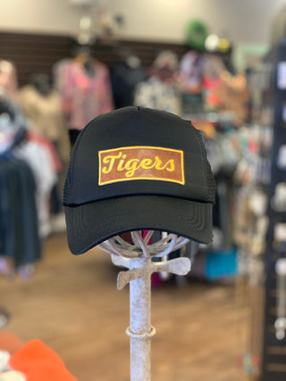 Tigers Leather Patch Cap