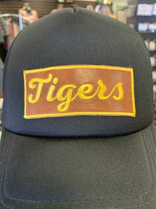 Tigers Leather Patch Cap