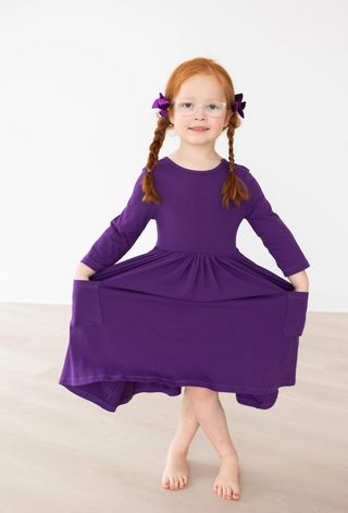 Purple Twirl Dress