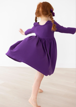 Purple Twirl Dress