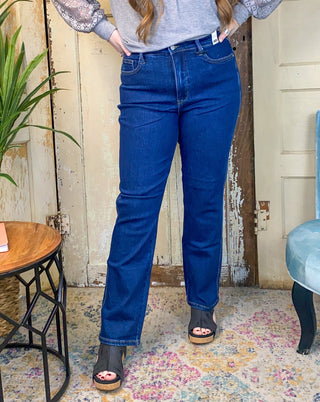 High Waisted Classic Straight Jean