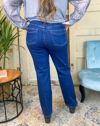 High Waisted Classic Straight Jean
