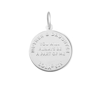 Lola Mother & Daughter Silver Pendant