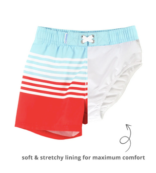 From Sea To Shining Sea Swim Trunks