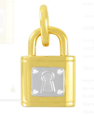 Love Locket Gold Silver Center