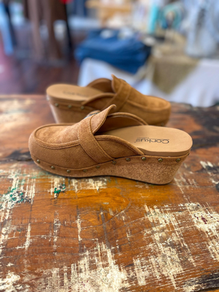 Just Precious- Tobacco Faux Suede