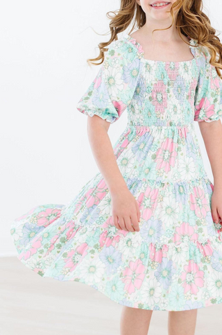 Brylee Smocked Ruffle Dress