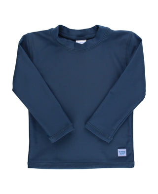 Navy Long Sleeve Rash Guard Top