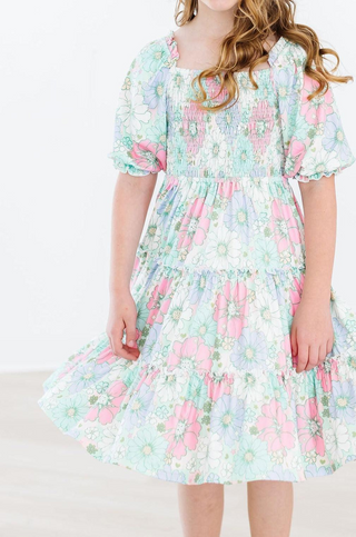 Brylee Smocked Ruffle Dress