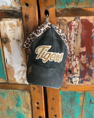 Tigers Bedazzled Cheetah Cap