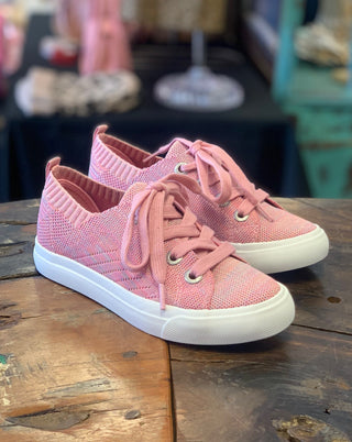 Youth Candy Pink Prim Sneaker
